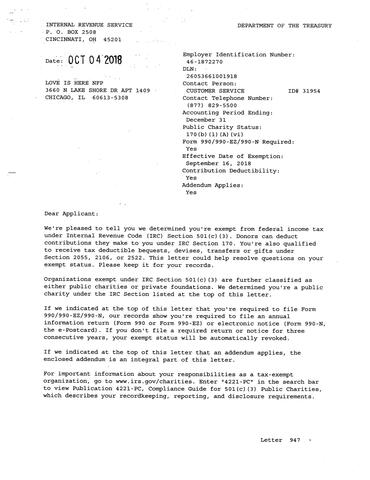 Page 1 of 3 Letter of Determination